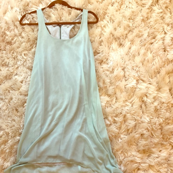 Urban Outfitters Aqua racerback asymmetrical dress - Picture 1 of 4